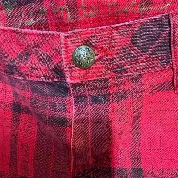 Princess Vera wang red plaid size 9 junior - Picture 5 of 8